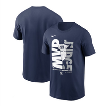 Load image into Gallery viewer, Men's New York Yankees Aaron Judge Nike Navy 2024 American League MVP T-Shirt