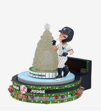Load image into Gallery viewer, Aaron Judge New York Yankees Christmas Tree Skating Rink Spinner Bobblehead