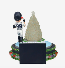 Load image into Gallery viewer, Aaron Judge New York Yankees Christmas Tree Skating Rink Spinner Bobblehead