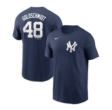 Load image into Gallery viewer, Men's New York Yankees Paul Goldschmidt Nike Navy Fuse Name & Number T-Shirt