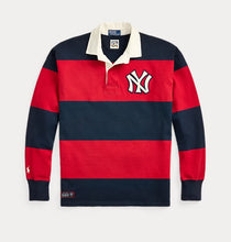 Load image into Gallery viewer, Polo Ralph Lauren Yankees Rugby Shirt - Aviator Navy/Rl Red