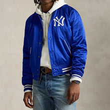 Load image into Gallery viewer, Ralph Lauren Yankees Satin Jacket - Rugby Royal
