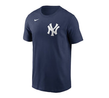 Load image into Gallery viewer, Men's New York Yankees Cody Bellinger Nike Navy Fuse Name & Number T-Shirt