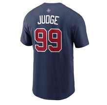 Load image into Gallery viewer, Men's USA Baseball Aaron Judge Nike Navy 2026 World Baseball Classic Name & Number T-Shirt