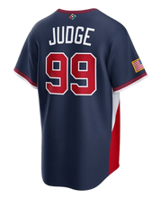 Load image into Gallery viewer, Men's USA Baseball Aaron Judge Nike Navy 2026 World Baseball Classic Road Stadium Jersey