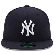 Load image into Gallery viewer, Men's New Era Yankees Navy Authentic Collection On-Field 59FIFTY Fitted Hat - Front View