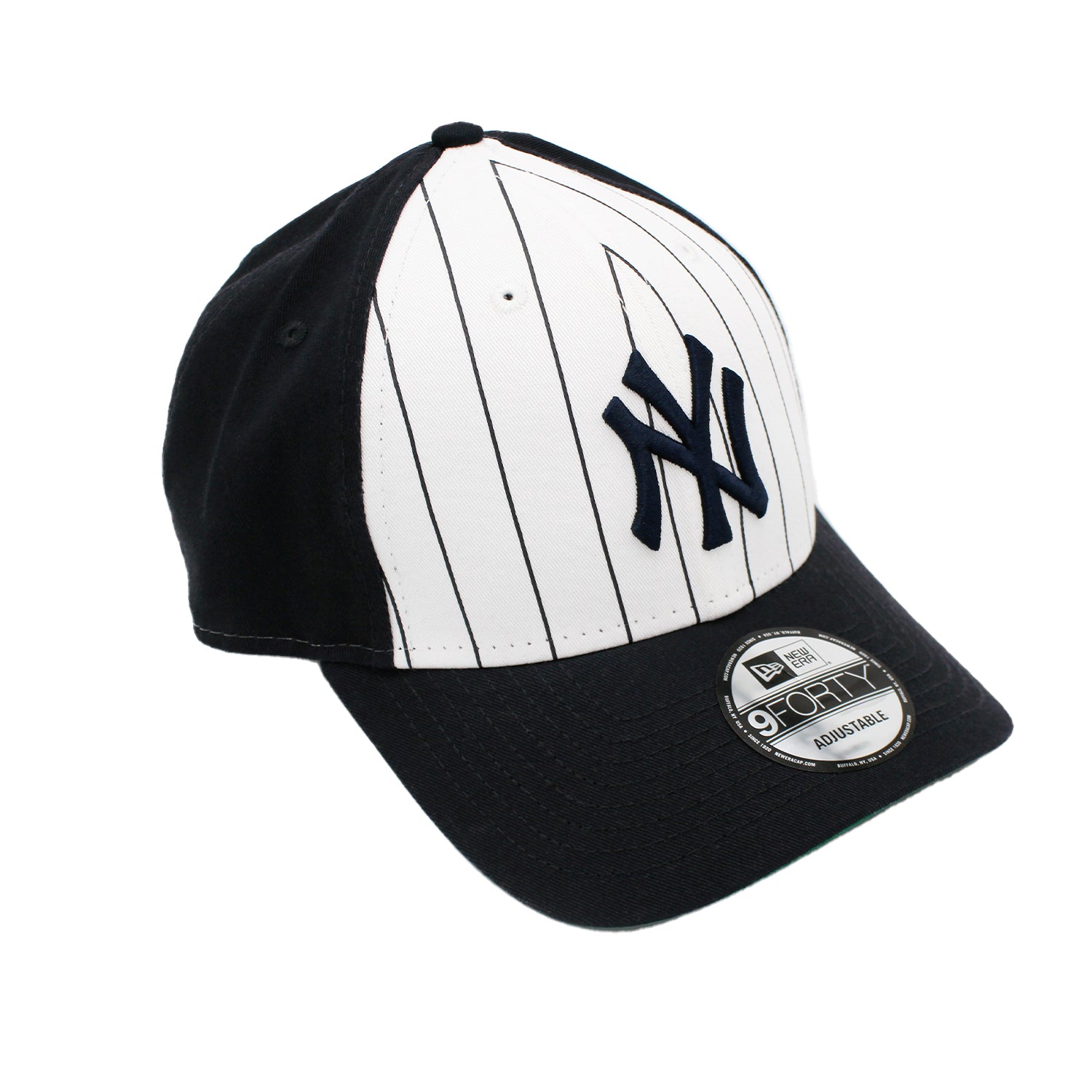 Trolley gesloten Medicinaal Men's New Era Yankees Navy Partial Pinstripe 9FORTY Adjustable Hat –  Legends Locker