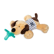 Load image into Gallery viewer, Yankees Wubbanub Pinstripe Puppy Pacifier - Right View