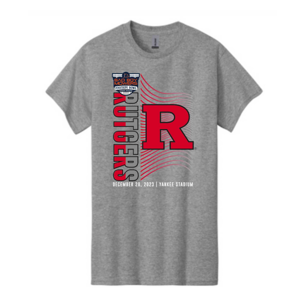 2023 Bad Boy Mowers Pinstripe Bowl Rutgers T-shirt