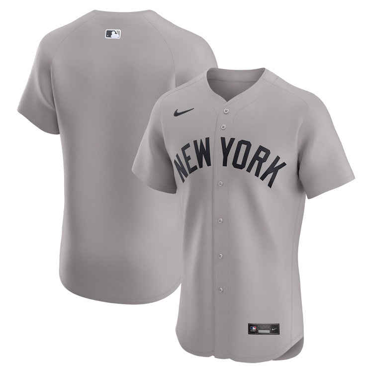 New York Yankees Nike Road Replica Team Jersey - Gray