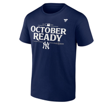 Load image into Gallery viewer, New York Yankees Fanatics 2024 MLB Postseason Locker Room T-Shirt
