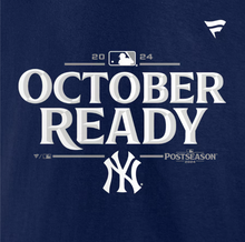 Load image into Gallery viewer, New York Yankees Fanatics 2024 MLB Postseason Locker Room T-Shirt
