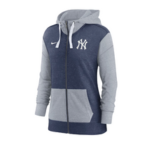 Load image into Gallery viewer, Women&#39;s New York Yankees Nike Navy Full-Zip Hoodie
