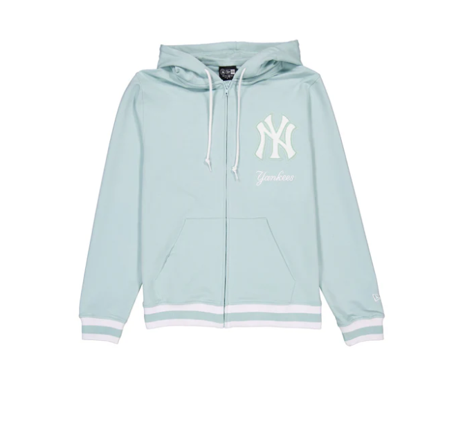 Men's New York Yankees Minty Breeze Logo Select Full-Zip Hoodie