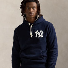 Load image into Gallery viewer, Ralph Lauren Yankees Fleece Hoodie - Aviator Navy
