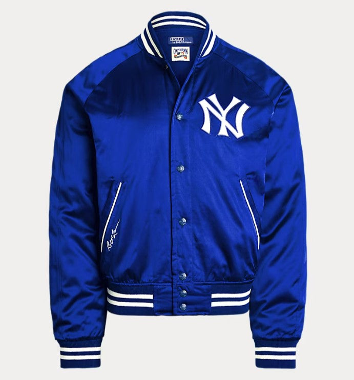Ralph Lauren Yankees Satin Jacket - Rugby Royal