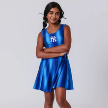 Load image into Gallery viewer, Yankees Girls Ombre Skater Dress Nvy
