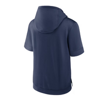 Load image into Gallery viewer, Men&#39;s New York Yankees Nike Navy Tri Code Lockup Short Sleeve Pullover Hoodie
