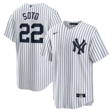 Load image into Gallery viewer, Youth New York Yankees Juan Soto Nike White Home Replica Player Jersey
