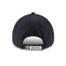 Load image into Gallery viewer, Men&#39;s New Era Yankees Navy 9FORTY Adjustable Hat - Back View
