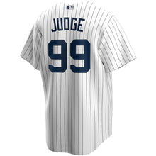 Load image into Gallery viewer, Aaron Judge New York Yankees Nike Home 2020 Replica Player Name Jersey - White - Back View
