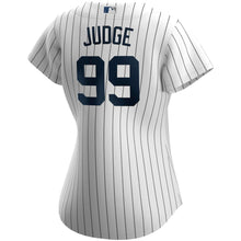 Load image into Gallery viewer, Aaron Judge New York Yankees Nike Women&#39;s Home 2020 Replica Player Name Jersey - White
