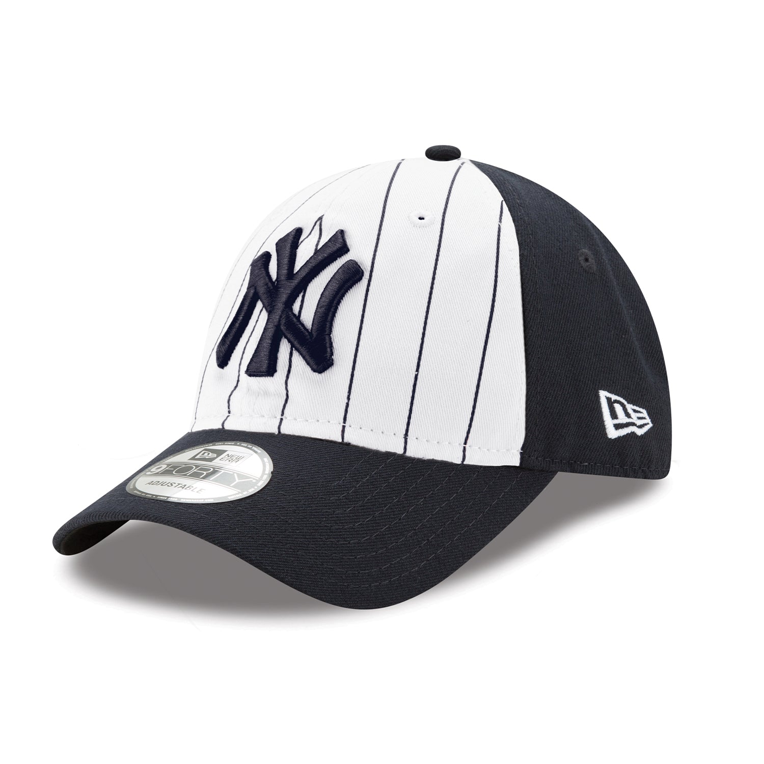 Trolley gesloten Medicinaal Men's New Era Yankees Navy Partial Pinstripe 9FORTY Adjustable Hat –  Legends Locker