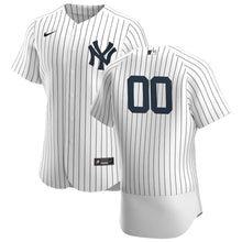 Load image into Gallery viewer, New York Yankees Nike Home 2020 Authentic Team Jersey - White - Front and Back View
