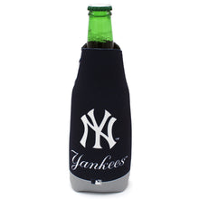 Load image into Gallery viewer, Yankee bottle zip can cooler - Front View
