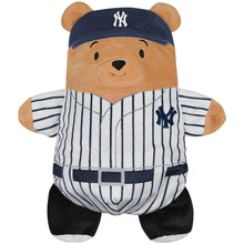 Load image into Gallery viewer, Toddler &amp; Youth Cubcoats Yankees Navy 2-in-1 Transforming Full-Zip Hoodie &amp; Soft Plushie - Plushie Front View
