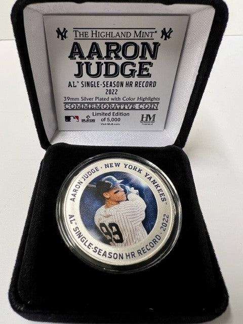 The Highland Mint Aaron Judge Home Run Record Coin