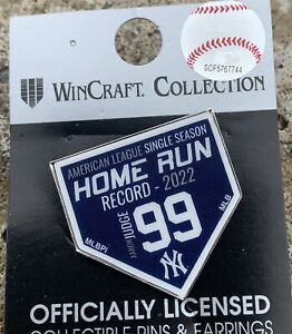 Wincraft Aaron Judge Home Run Record Homeplate Pin