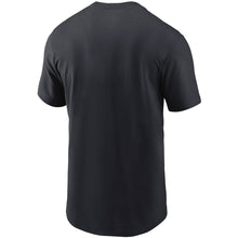 Load image into Gallery viewer, Men&#39;s Nike Yankees Navy Authentic Collection Team Performance T-Shirt - Back View
