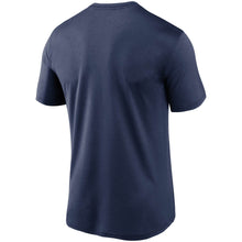 Load image into Gallery viewer, Men&#39;s Nike Yankees Navy We Run This T-Shirt - Back View
